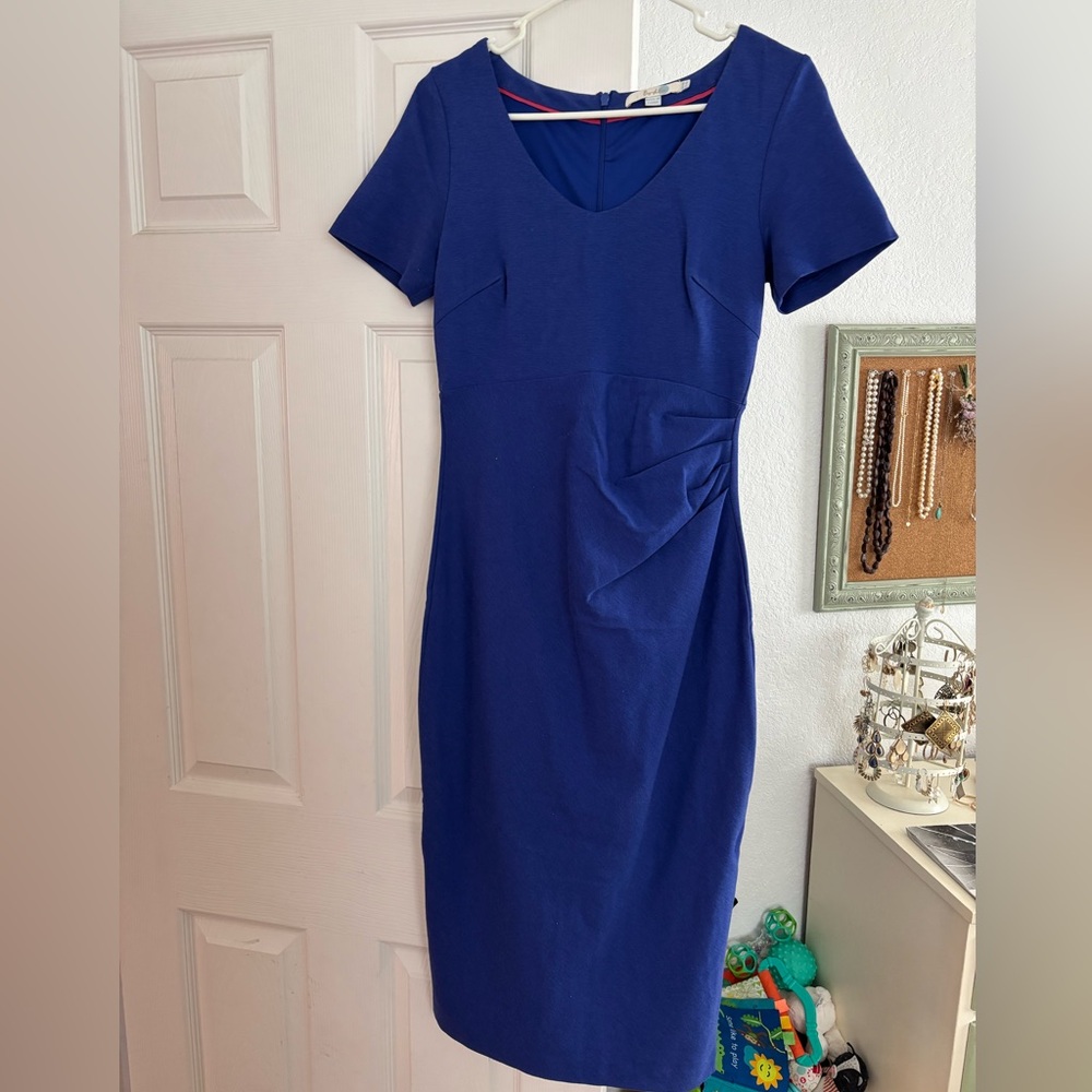 Boden Classic Blue Midi Dress